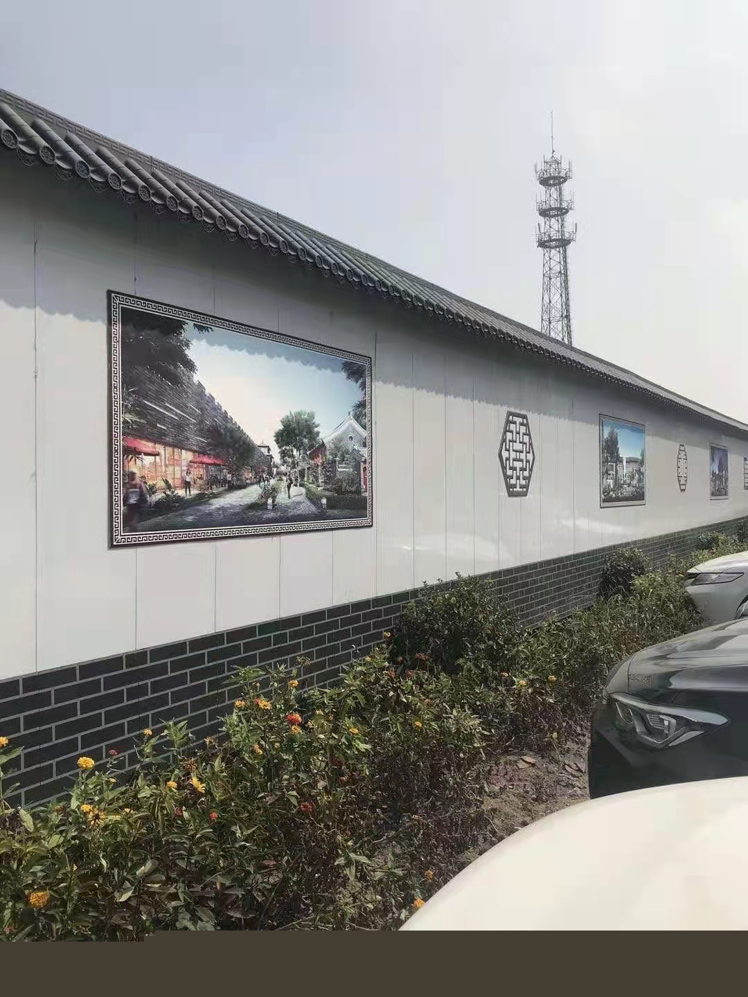 仿古圍擋